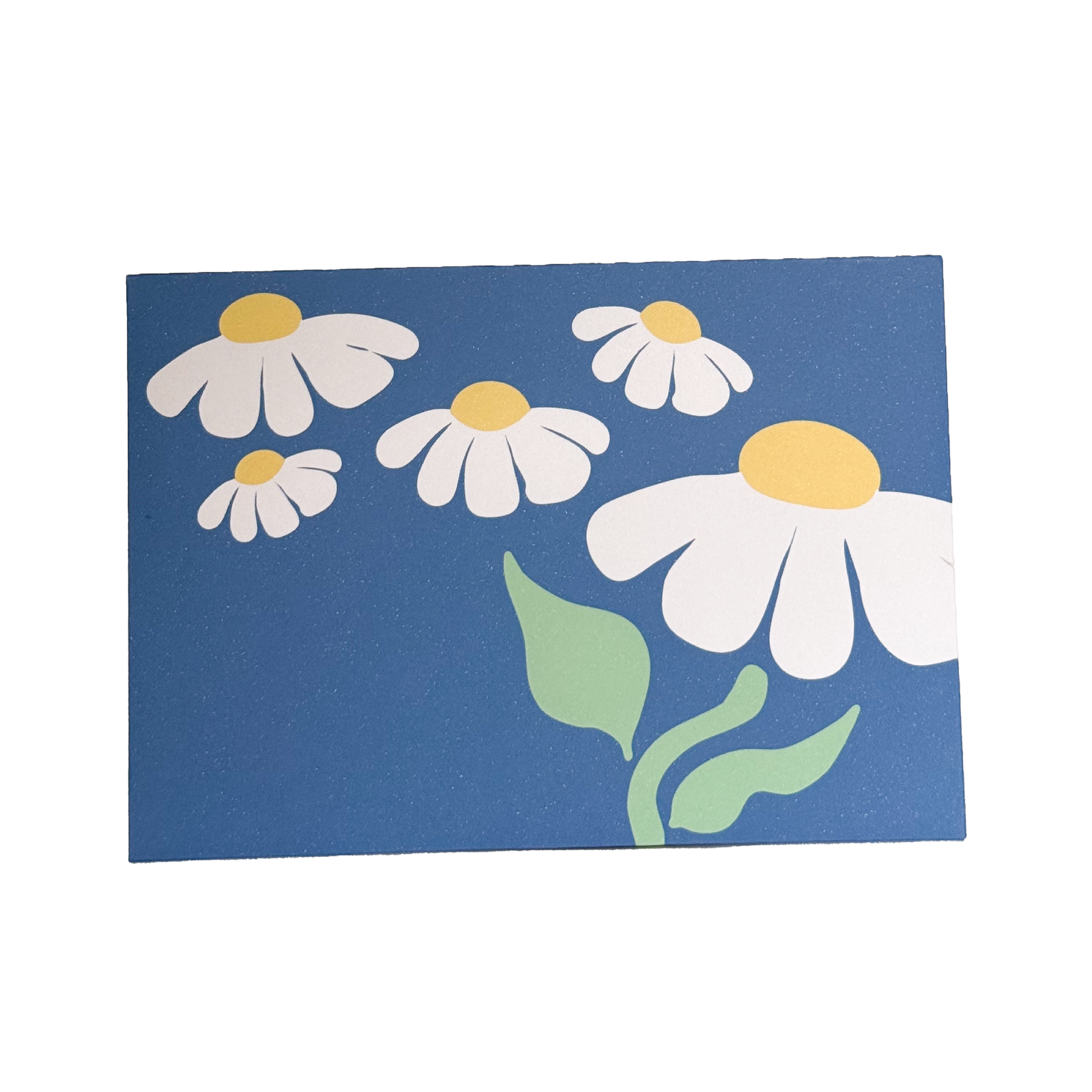 Dubbelvikt Kort Blomma