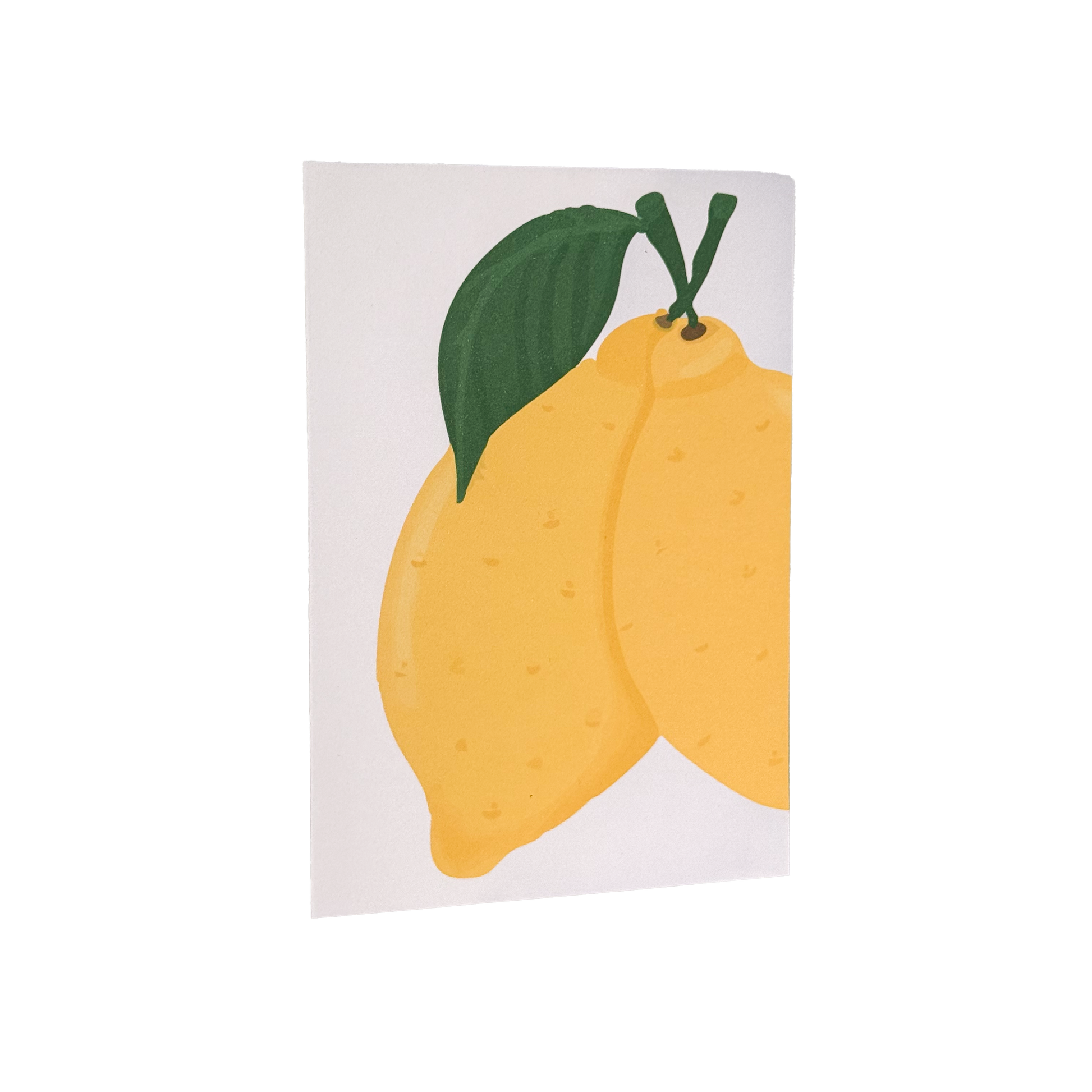 Dubbelvikt Kort Citron