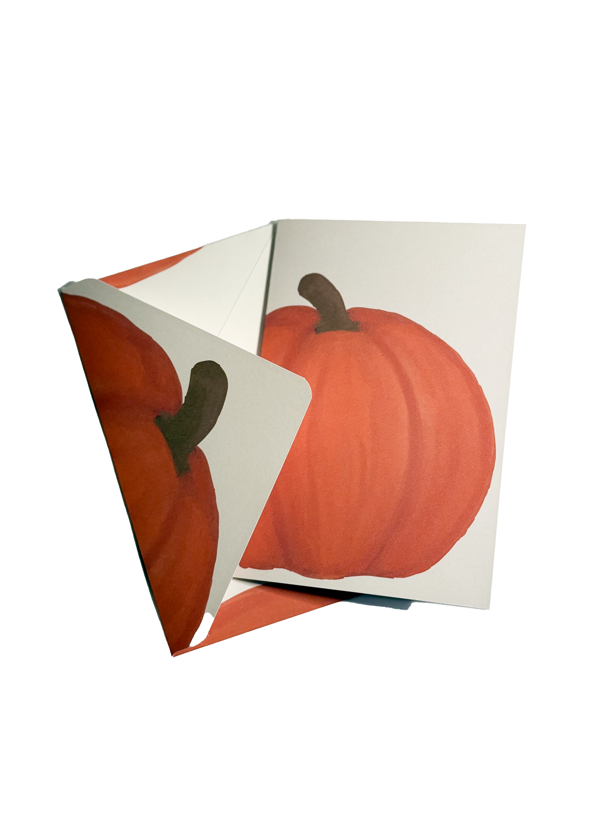 Dubbelvikt kort Pumpa