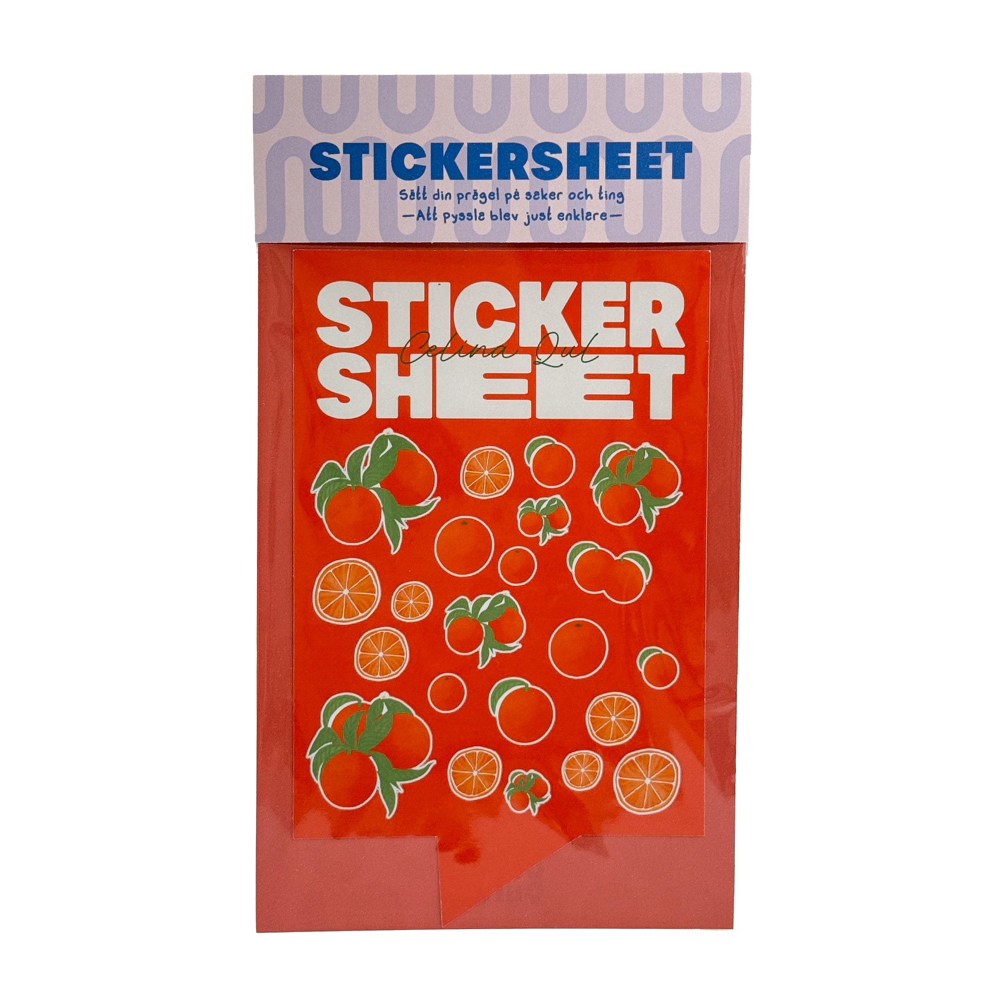 Sticker Sheet Apelsin