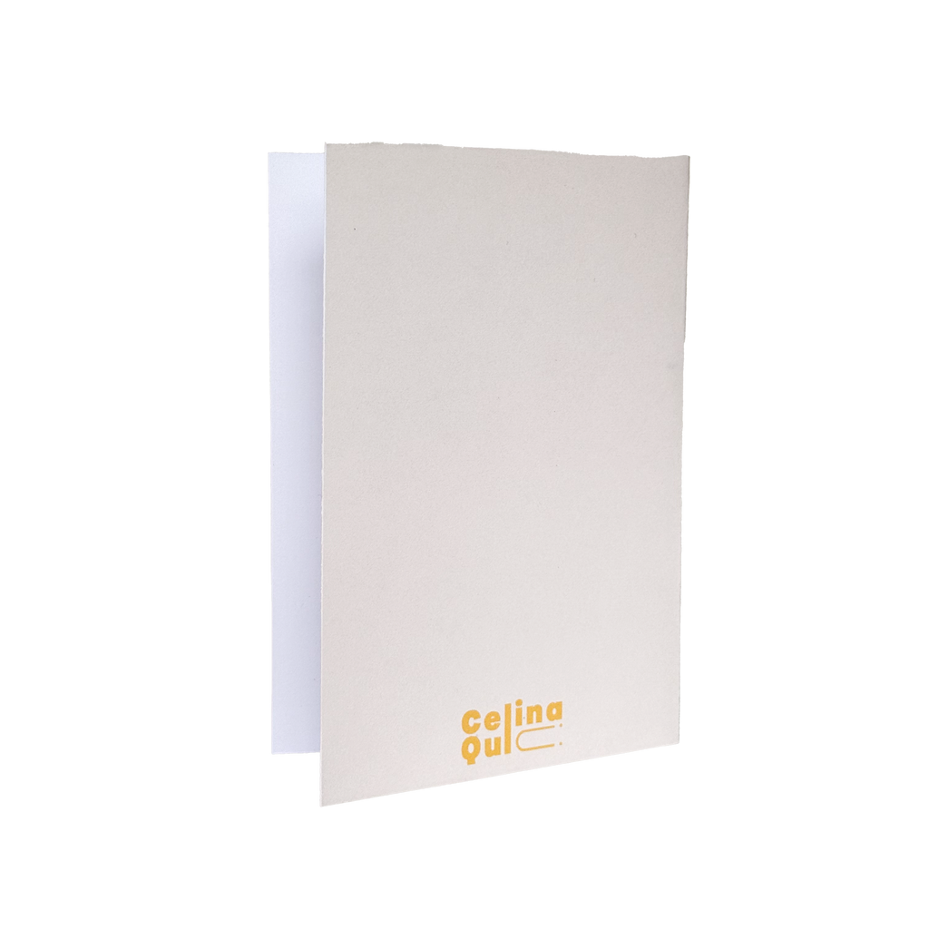 Dubbelvikt Kort Citron