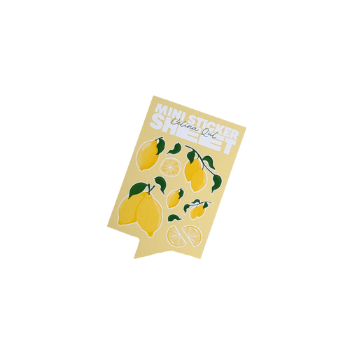 Dubbelvikt Kort Citron