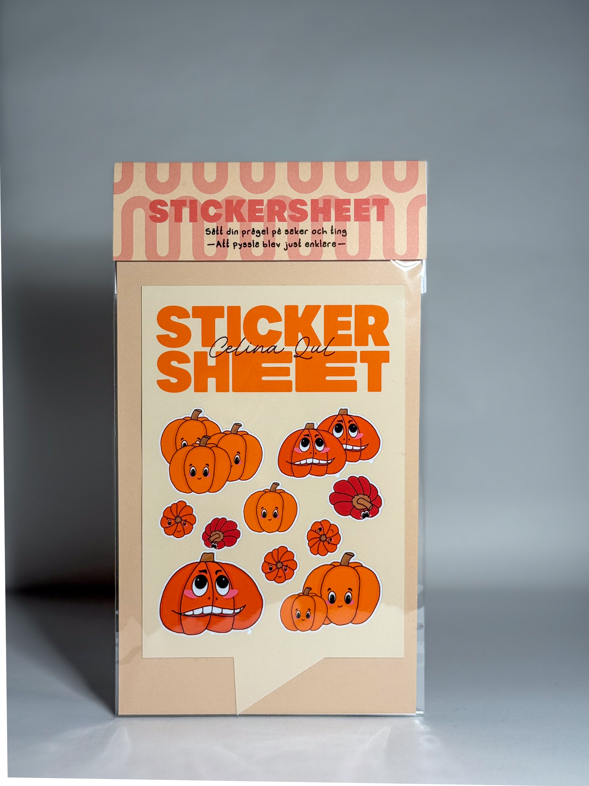 Stickersheet Halloween Pumpor
