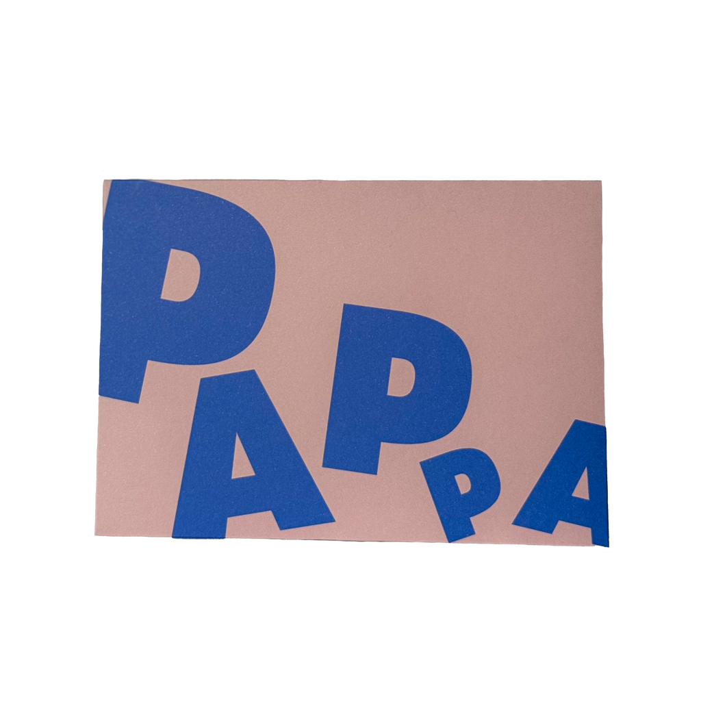 Dubbelvikt Farsdag-kort "Men Pappa!"