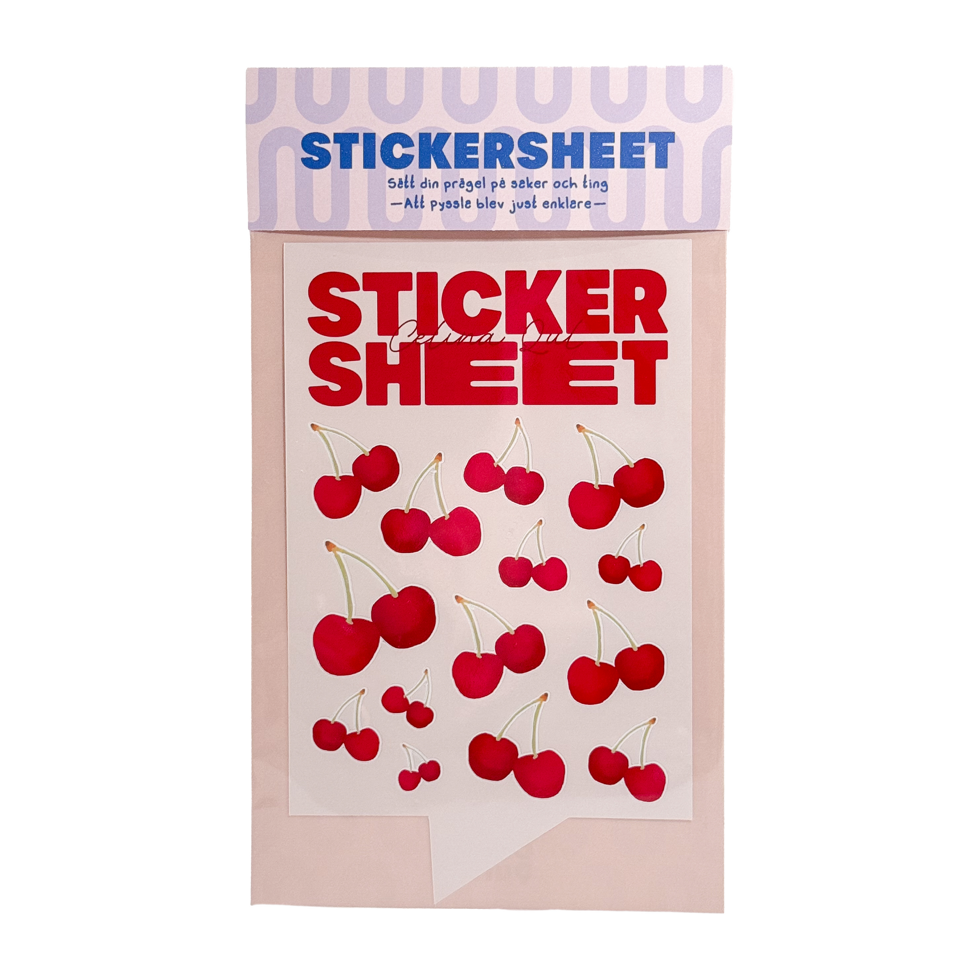 Sticker Sheet Körsbär